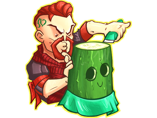 Fruits And Veggies Sticker Collection image