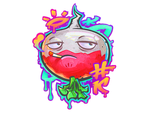 Fruits And Veggies Sticker Collection image