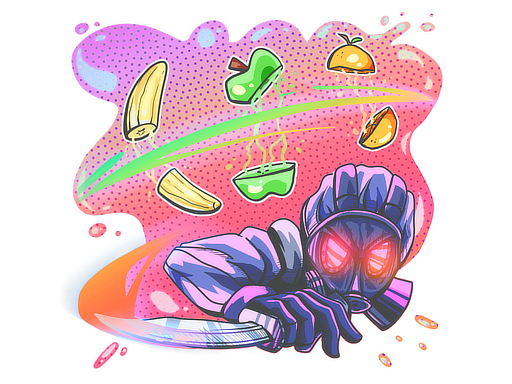 Fruits And Veggies Sticker Collection image