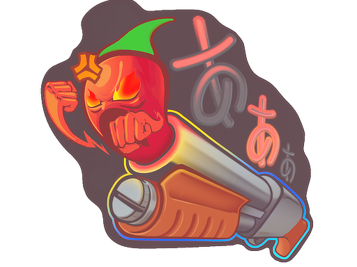Fruits And Veggies Sticker Collection image