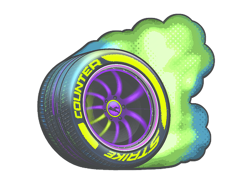 Auto Racing Sticker Collection image