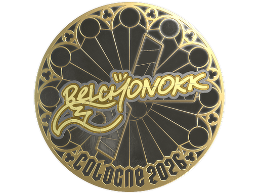 Sticker | BELCHONOKK (Gold) | Cologne 2026